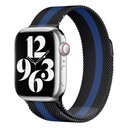 Apple Watch 44mm Uyumlu Kordon Hasır Metal Mıknatıslı Örgü Zore KRD-01 Kayış