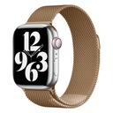 Apple Watch 44mm Uyumlu Kordon Hasır Metal Mıknatıslı Örgü Zore KRD-01 Kayış