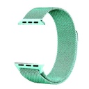 Apple Watch 44mm Uyumlu Kordon Hasır Metal Mıknatıslı Örgü Zore KRD-01 Kayış