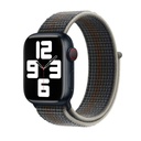Apple Watch 44mm Uyumlu Kordon Hasır Örgü Cırt Cırtlı Terletmeyen Zore KRD-03 Kumaş Kayış