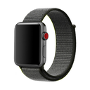Apple Watch 44mm Uyumlu Kordon Hasır Örgü Cırt Cırtlı Terletmeyen Zore KRD-03 Kumaş Kayış