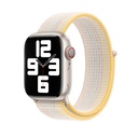 Apple Watch 44mm Uyumlu Kordon Hasır Örgü Cırt Cırtlı Terletmeyen Zore KRD-03 Kumaş Kayış
