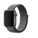 Apple Watch 42mm Uyumlu Kordon Hasır Örgü Cırt Cırtlı Terletmeyen Zore KRD-03 Kumaş Kayış