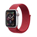 Apple Watch 42mm Uyumlu Kordon Hasır Örgü Cırt Cırtlı Terletmeyen Zore KRD-03 Kumaş Kayış