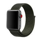 Apple Watch 42mm Uyumlu Kordon Hasır Örgü Cırt Cırtlı Terletmeyen Zore KRD-03 Kumaş Kayış