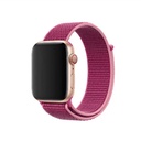 Apple Watch 42mm Uyumlu Kordon Hasır Örgü Cırt Cırtlı Terletmeyen Zore KRD-03 Kumaş Kayış