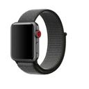 Apple Watch 42mm Uyumlu Kordon Hasır Örgü Cırt Cırtlı Terletmeyen Zore KRD-03 Kumaş Kayış