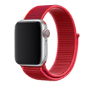 Apple Watch 40mm Uyumlu Kordon Hasır Örgü Cırt Cırtlı Terletmeyen Zore KRD-03 Kumaş Kayış