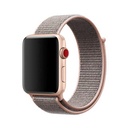 Apple Watch 40mm Uyumlu Kordon Hasır Örgü Cırt Cırtlı Terletmeyen Zore KRD-03 Kumaş Kayış