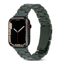 Apple Watch 42mm Uyumlu Kordon Paslanmaz Metal Baklalı Tasarım KRD-04 Kayış
