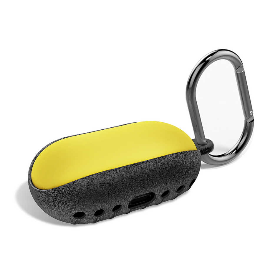 [RNZ-TA33489] Samsung Galaxy Buds Uyumlu Kılıf Zore Airbag 07 Silikon (Siyah)