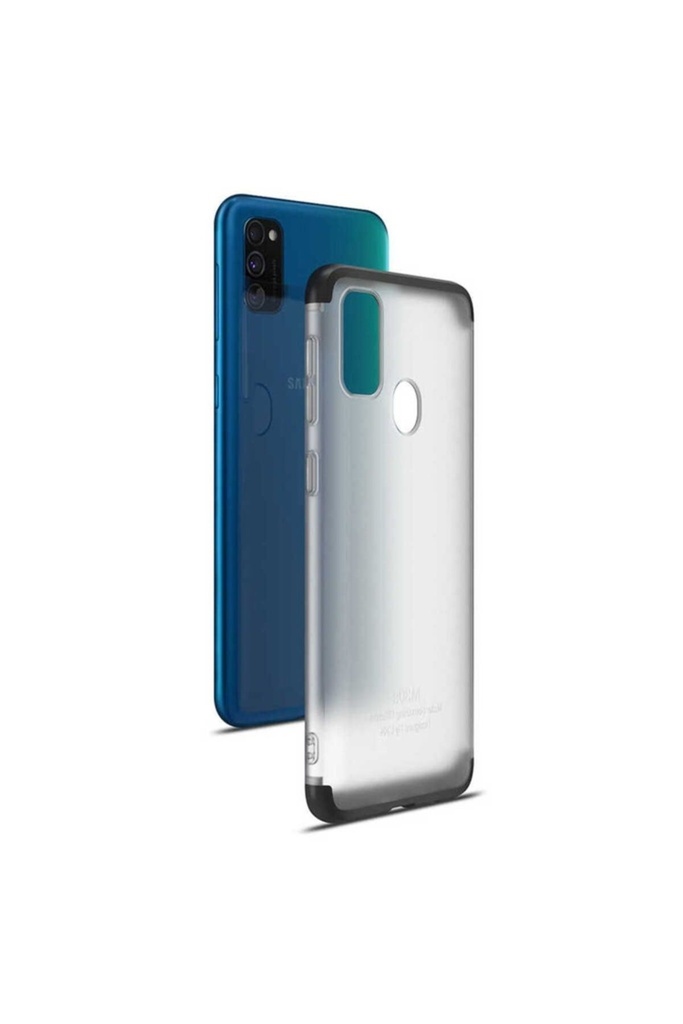 [RNZ-TA33506] Samsung Galaxy M30S Uyumlu Kılıf Zore Nili Kapak (Siyah)