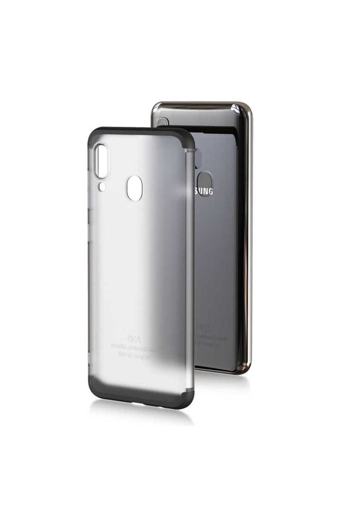 [RNZ-TA33523] Samsung Galaxy A30 Uyumlu Kılıf Zore Nili Kapak (Siyah)