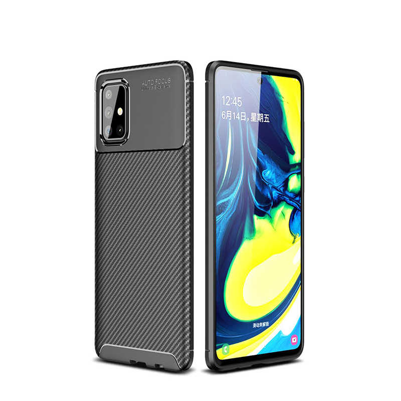 Samsung Galaxy A71 Uyumlu Kılıf Zore Negro Silikon Kapak