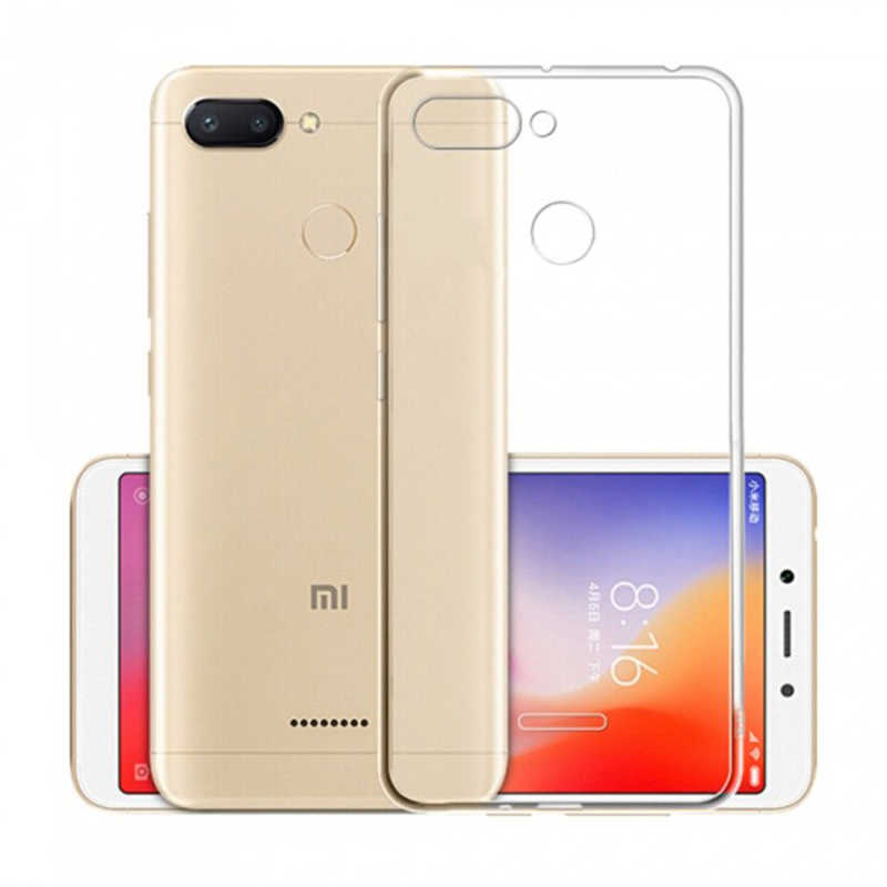 Xiaomi Redmi 6 Uyumlu Kılıf Zore Süper Silikon Kapak