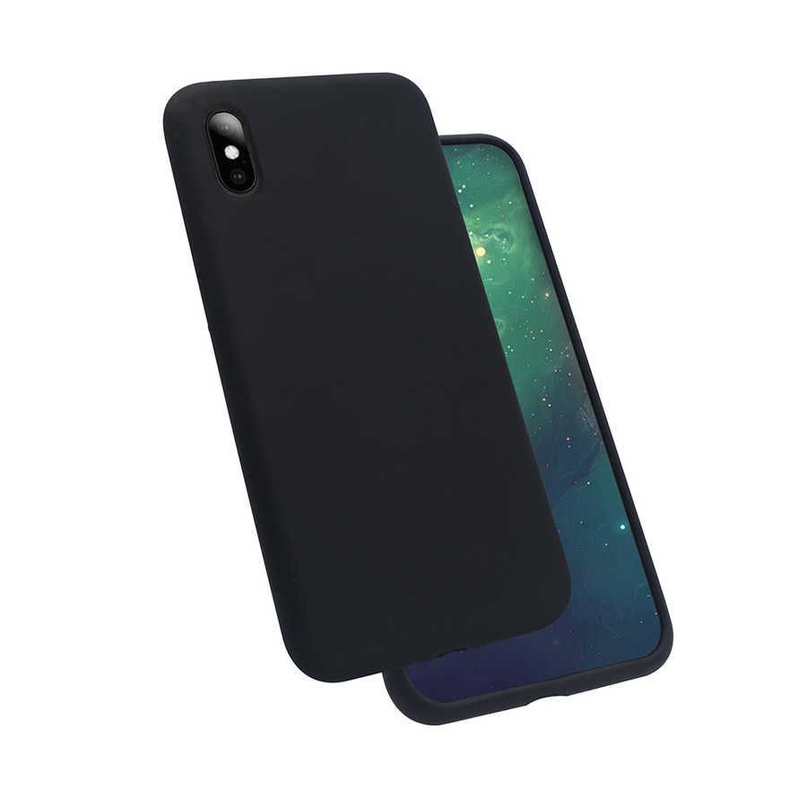 Apple iPhone X Uyumlu Kılıf Zore Silk Silikon