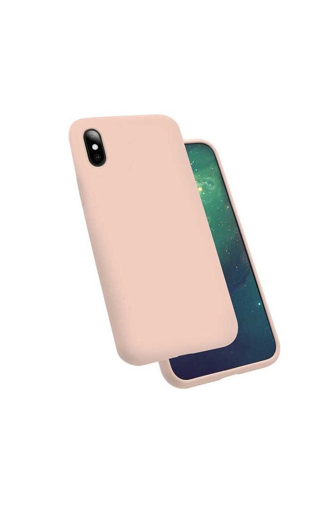 Apple iPhone X Uyumlu Kılıf Zore Silk Silikon