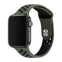 Apple Watch 42mm Uyumlu Kordon Silikon Esnek Yumuşak Delikli Spor KRD-02 Kayış