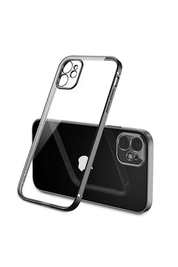[RNZ-TA56276] Apple iPhone 12 Uyumlu Kılıf Zore Gbox Kapak (Siyah)