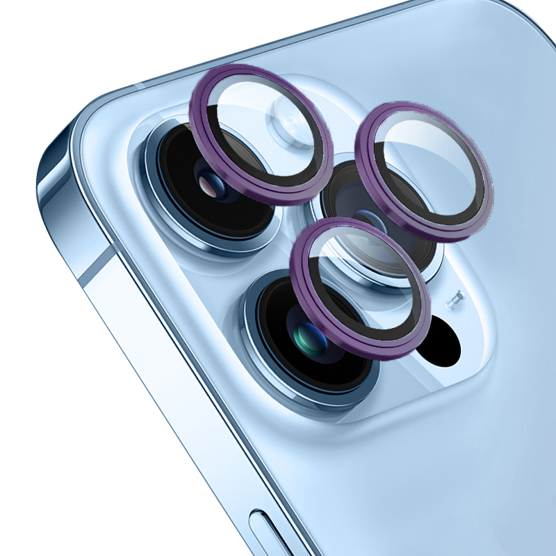 Apple iPhone 14 Pro Max Uyumlu Go Des CL-10 Kamera Lens Koruyucu