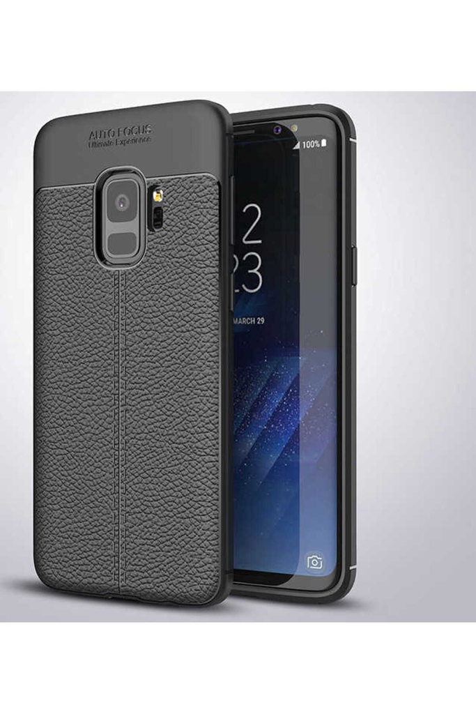 [RNZ-TA230] Samsung Galaxy S9 Uyumlu Kılıf Zore Niss Silikon Kapak (Siyah)
