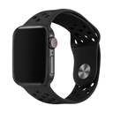 Apple Watch 38mm Uyumlu Kordon Silikon Esnek Yumuşak Delikli Spor KRD-02 Kayış