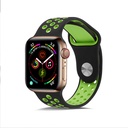 Apple Watch 38mm Uyumlu Kordon Silikon Esnek Yumuşak Delikli Spor KRD-02 Kayış