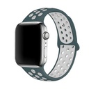 Apple Watch 38mm Uyumlu Kordon Silikon Esnek Yumuşak Delikli Spor KRD-02 Kayış