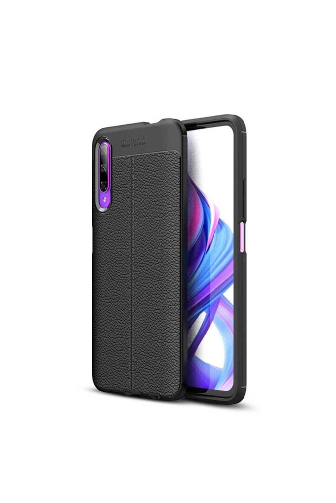[RNZ-TA34196] Huawei P Smart Pro 2019 Uyumlu Kılıf Zore Niss Silikon Kapak (Siyah)