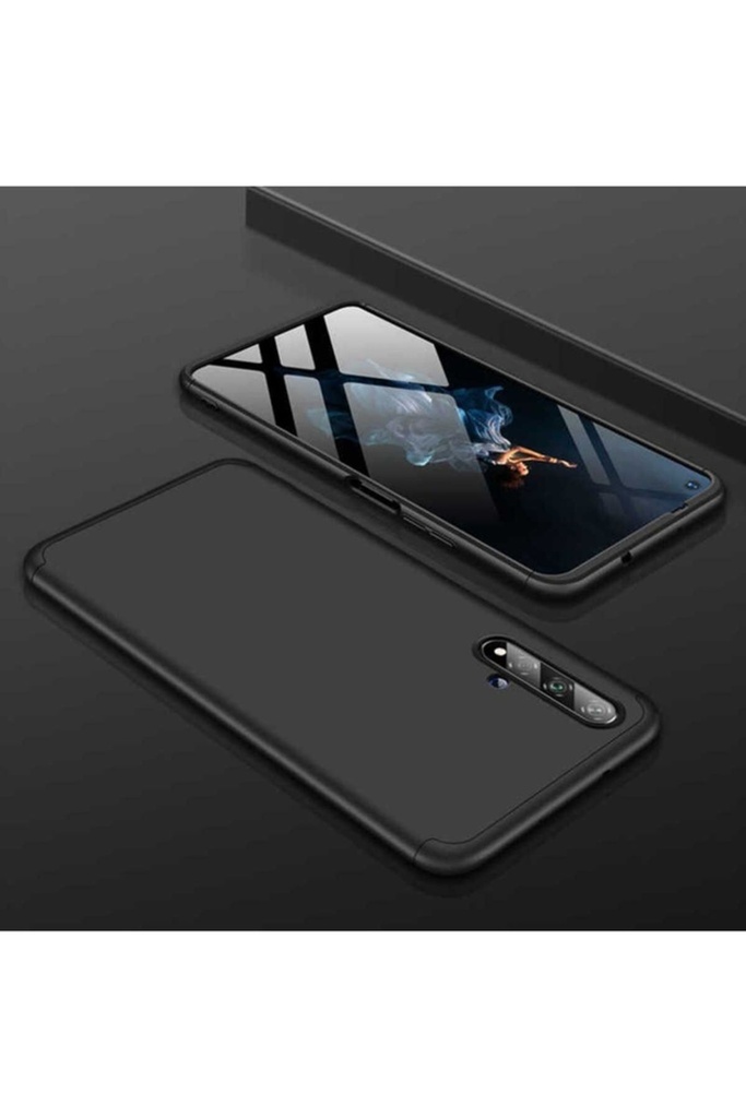[RNZ-TA34199] Huawei Honor 20 Uyumlu Kılıf Zore Ays Kapak (Siyah)