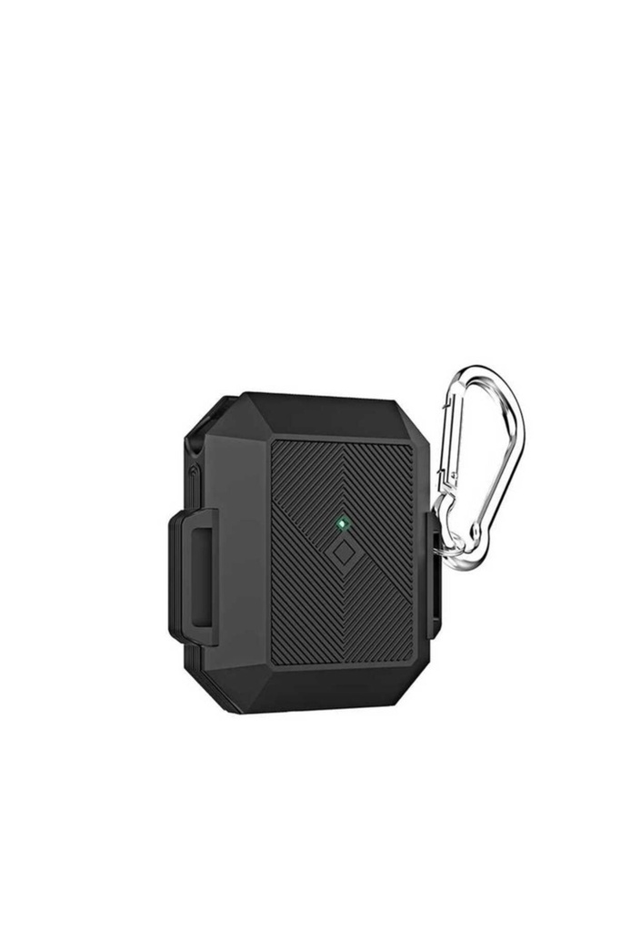 [RNZ-TA34216] Apple Airpods Uyumlu Kılıf Zore Airbag 09 Silikon (Siyah)