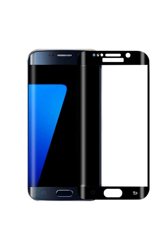 [RNZ-TA35638] Samsung Galaxy S7 Edge Uyumlu Zore Süper Pet Ekran Koruyucu Jelatin (Siyah)