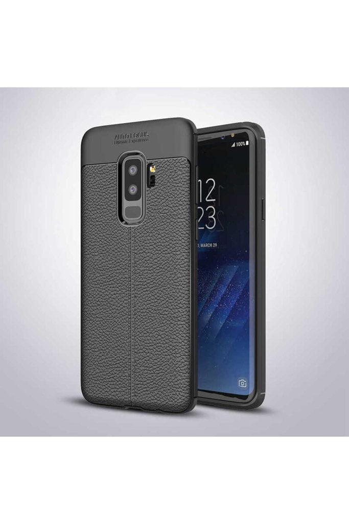 [RNZ-TA234] Samsung Galaxy S9 Plus Uyumlu Kılıf Zore Niss Silikon Kapak (Siyah)