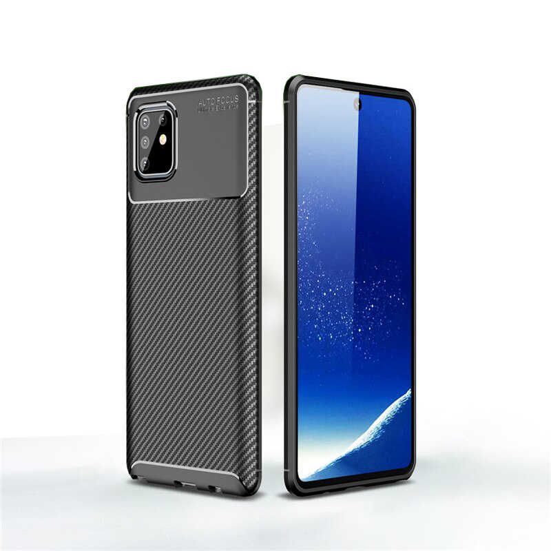 Samsung Galaxy A81 (Note 10 Lite) Uyumlu Kılıf Zore Negro Silikon Kapak