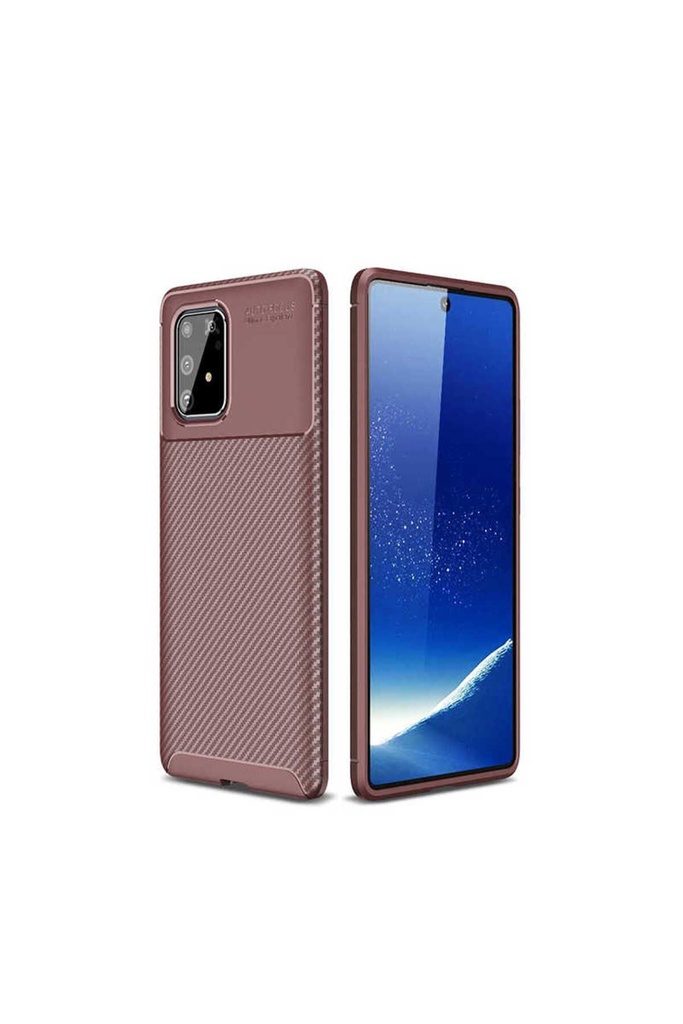 Samsung Galaxy A91 (S10 Lite) Uyumlu Kılıf Zore Negro Silikon Kapak