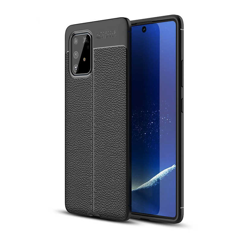 [RNZ-TA34290] Samsung Galaxy A91 (S10 Lite) Uyumlu Kılıf Zore Niss Silikon Kapak (Siyah)