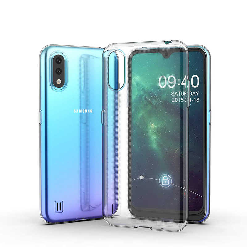 Samsung Galaxy A01 Uyumlu Kılıf Zore Süper Silikon Kapak