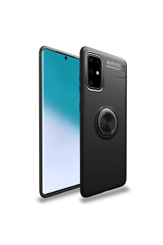 [RNZ-TA34426] Samsung Galaxy A71 Uyumlu Kılıf Zore Ravel Silikon Kapak (Siyah)