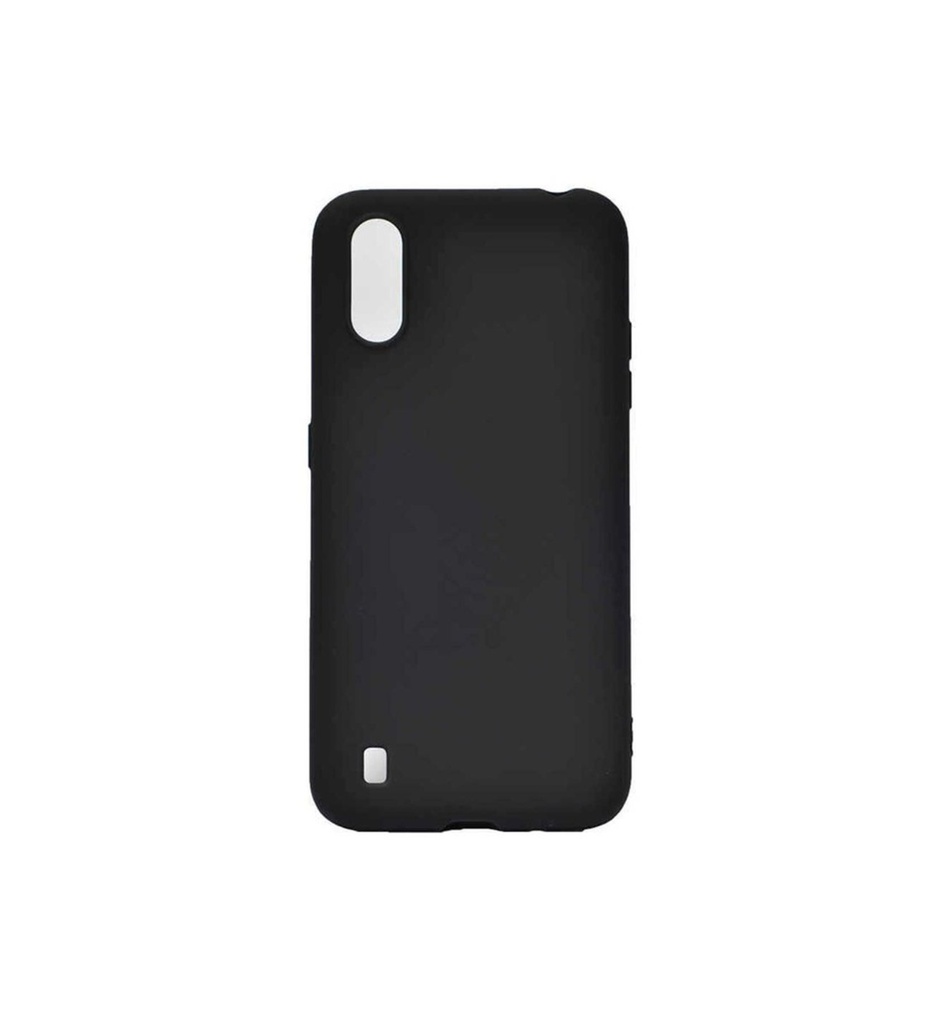 [RNZ-TA34570] Samsung Galaxy A01 Uyumlu Kılıf Zore Premier Silikon Kapak (Siyah)