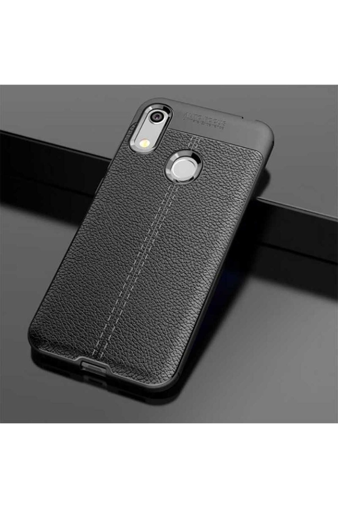 [RNZ-TA34600] Huawei Y6S 2019 Uyumlu Kılıf Zore Niss Silikon Kapak (Siyah)