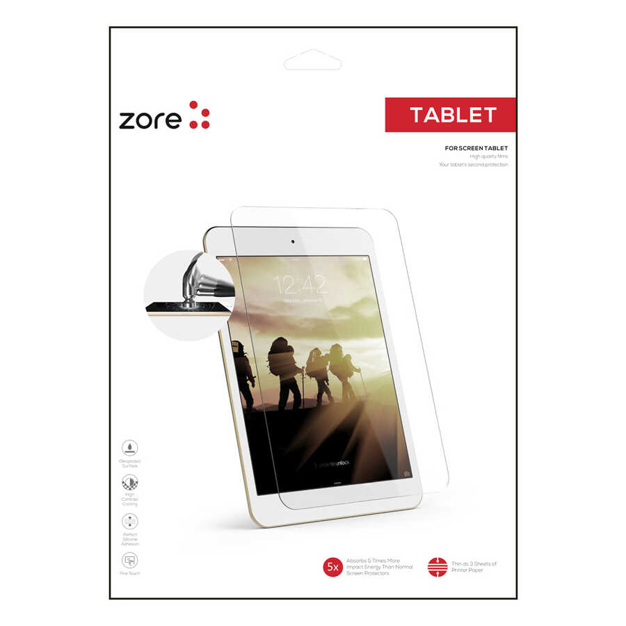 [RNZ-T2079] Apple iPad Mini 4 Uyumlu Zore Tablet Blue Nano Ekran Koruyucu