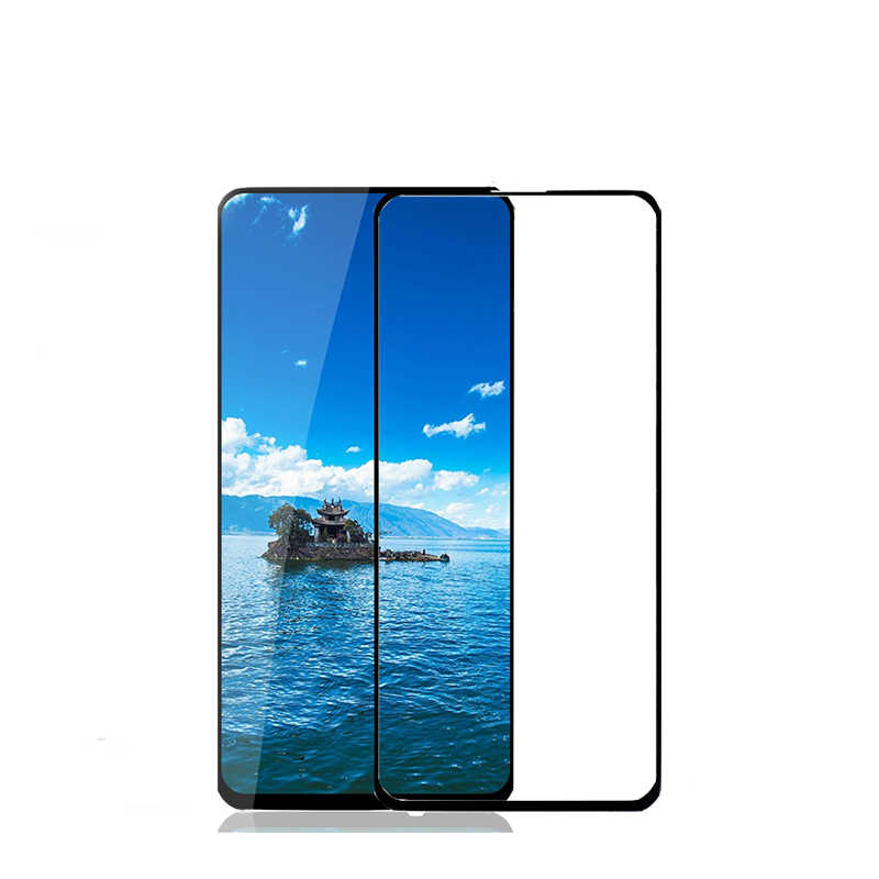 Huawei P Smart Pro 2019 Uyumlu Zore Kenarları Kırılmaya Dayanıklı Cam Ekran Koruyucu