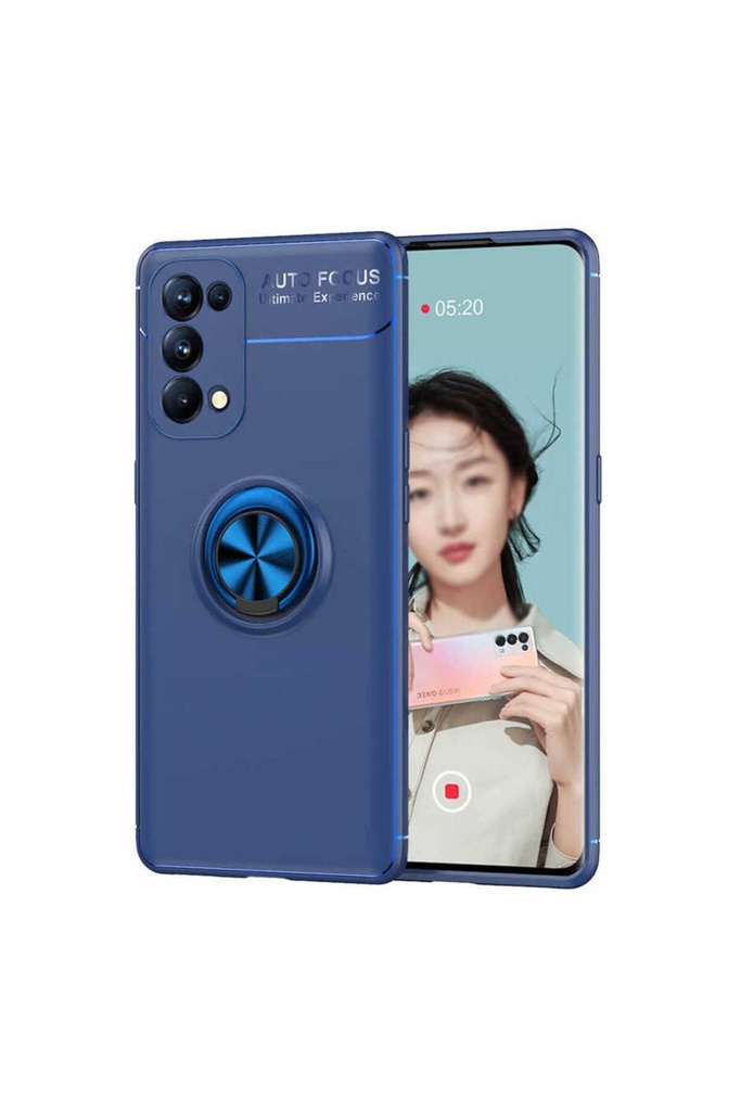 Oppo Reno 5 5G Uyumlu Kılıf Zore Ravel Silikon Kapak