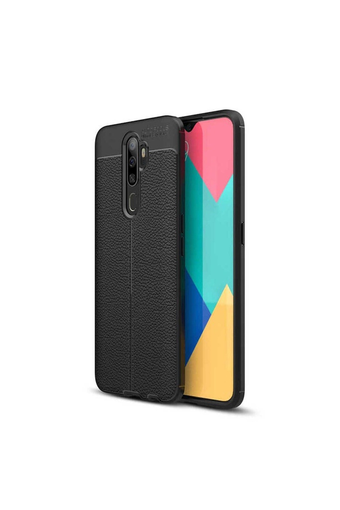 [RNZ-TA34695] Oppo A9 2020 Uyumlu Kılıf Zore Niss Silikon Kapak (Siyah)