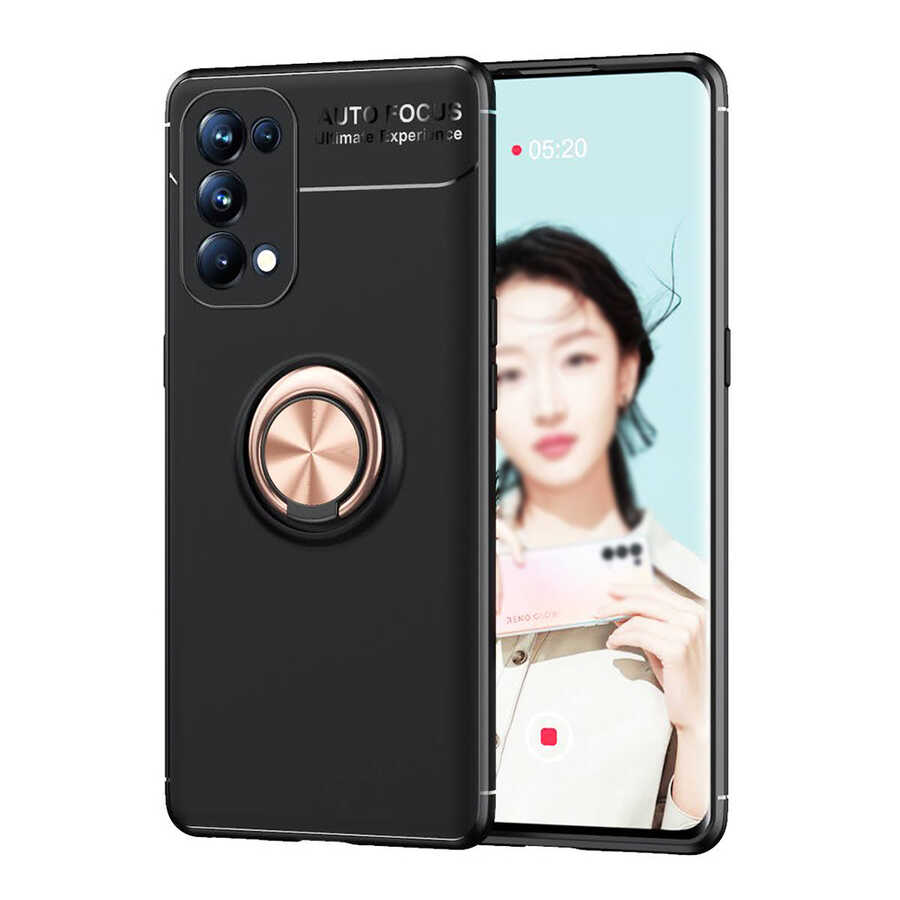 Oppo Reno 5 5G Uyumlu Kılıf Zore Ravel Silikon Kapak