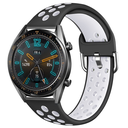 Huawei GT2 46mm 22mm Uyumlu Kordon Silikon Metal Başlıklı Esnek KRD-10 Kayış