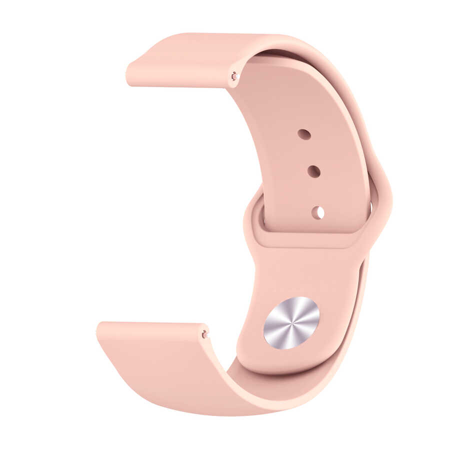 Huawei GT2 46mm 22mm Uyumlu Kordon Klasik Yumuşak Geçmeli Spor KRD-11 Kayış