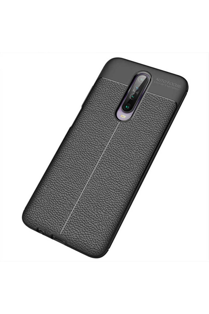 [RNZ-TA35155] Xiaomi Redmi K30 Uyumlu Kılıf Zore Niss Silikon Kapak (Siyah)