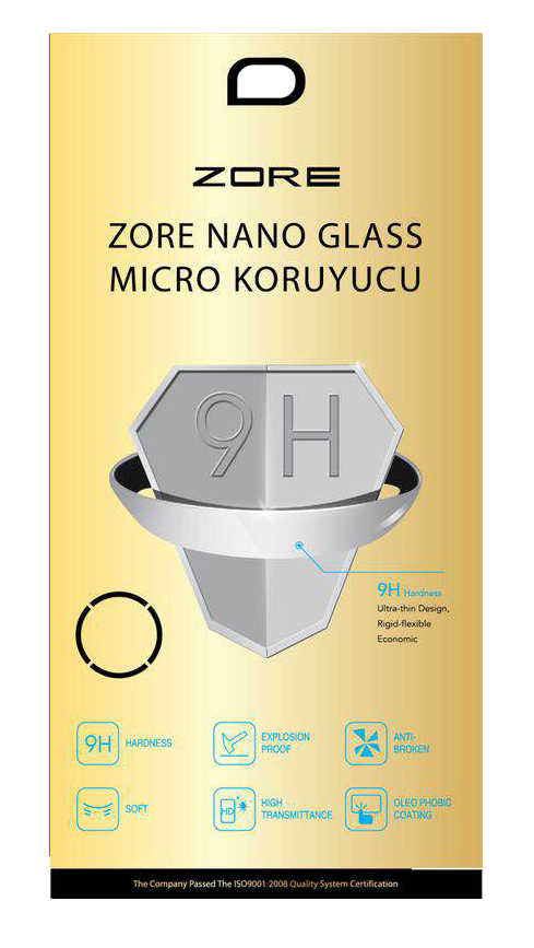 LG K8 Uyumlu Zore Nano Micro Temperli Ekran Koruyucu