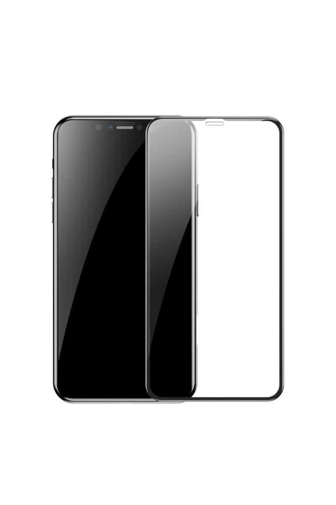 [RNZ-TA35587] Apple iPhone 11 Pro Uyumlu Zore Kenarları Kırılmaya Dayanıklı Cam Ekran Koruyucu (Siyah)